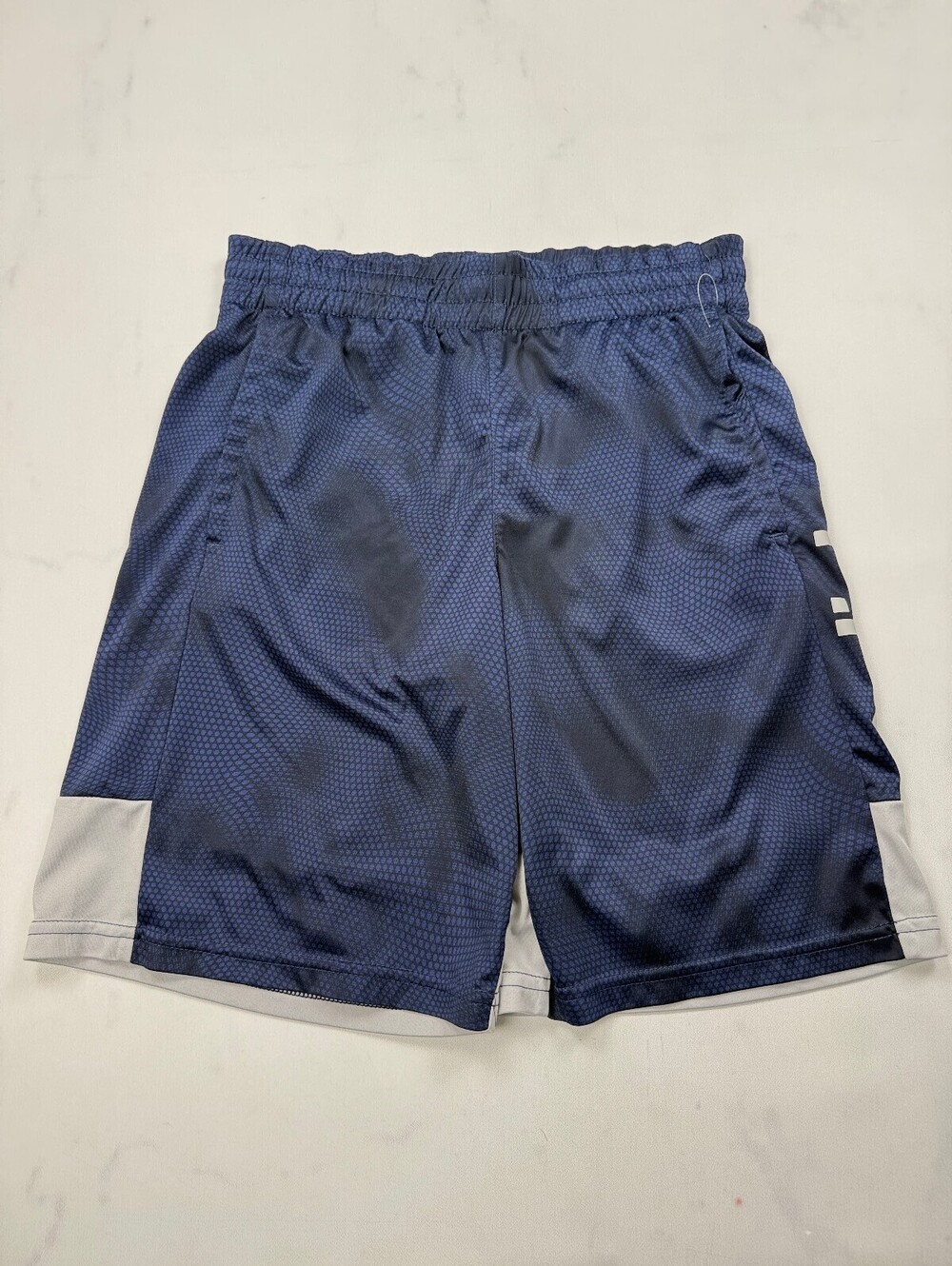 Adidas Athletic Shorts Navy 2000s Adjustable - Boys M